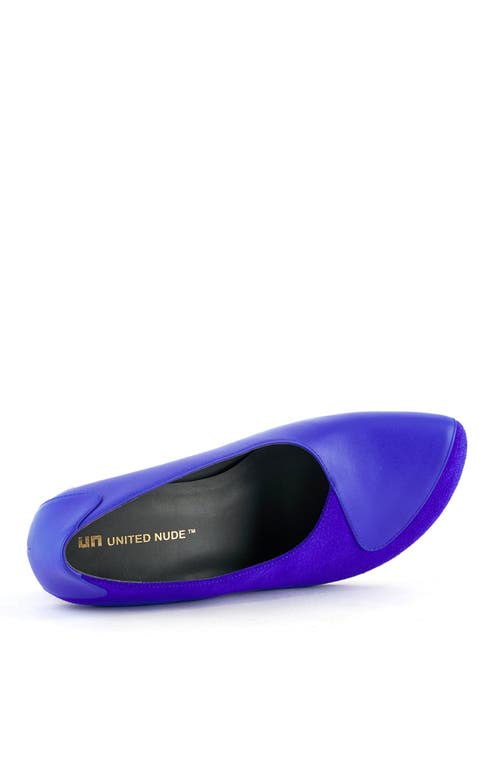 United Nude Zuma Dana Mid Pumps In Blue