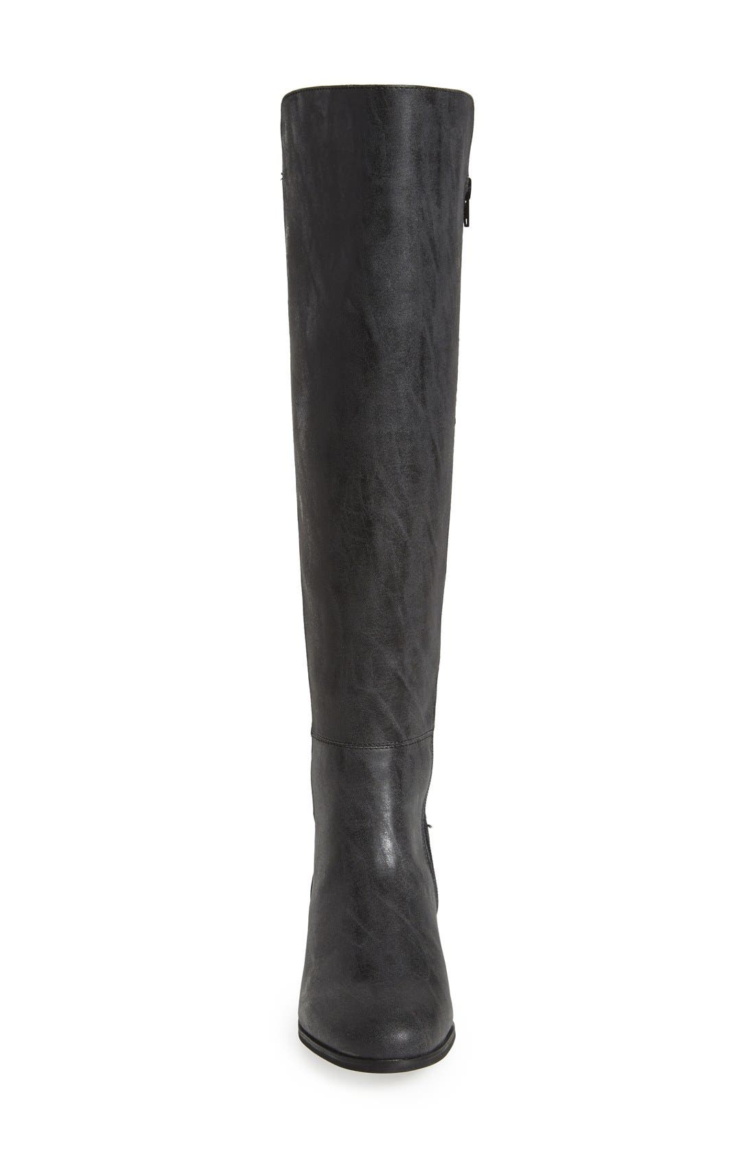'Vineyard' Riding Boot, Alternate, color, BLACK FAUX LEATHER