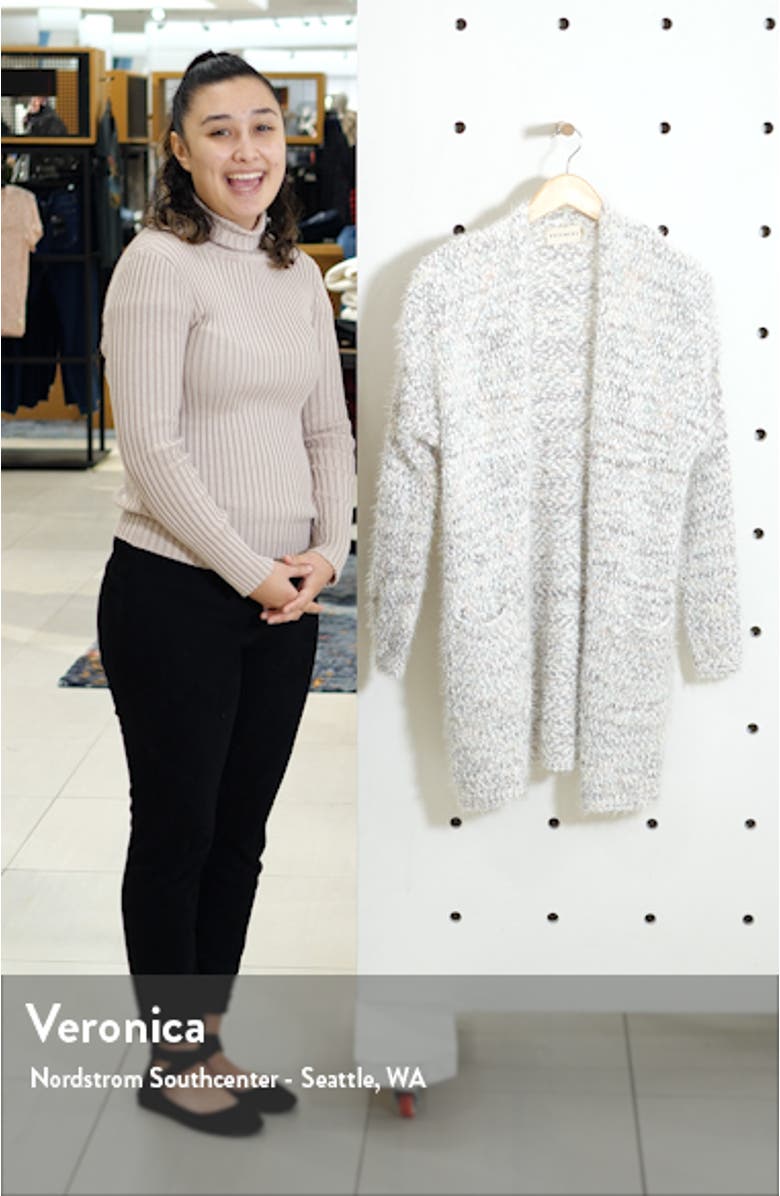 Eyelash Chenille Cardigan, sales video thumbnail