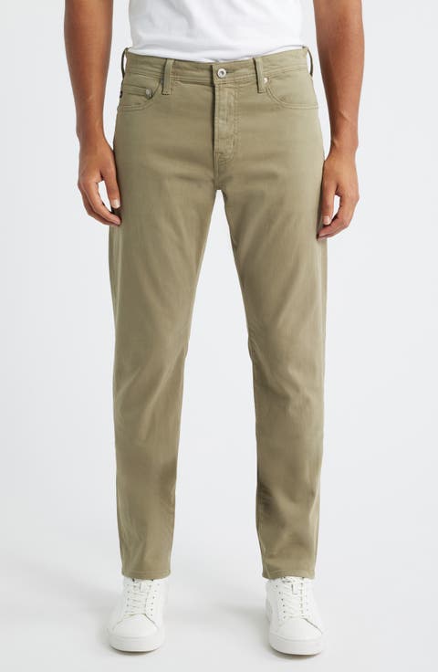 Everett Stretch Sateen Slim Straight Pants (Regular, Big & Tall)