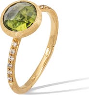 Marco Bicego Jaipur 18k Gold Peridot Ring