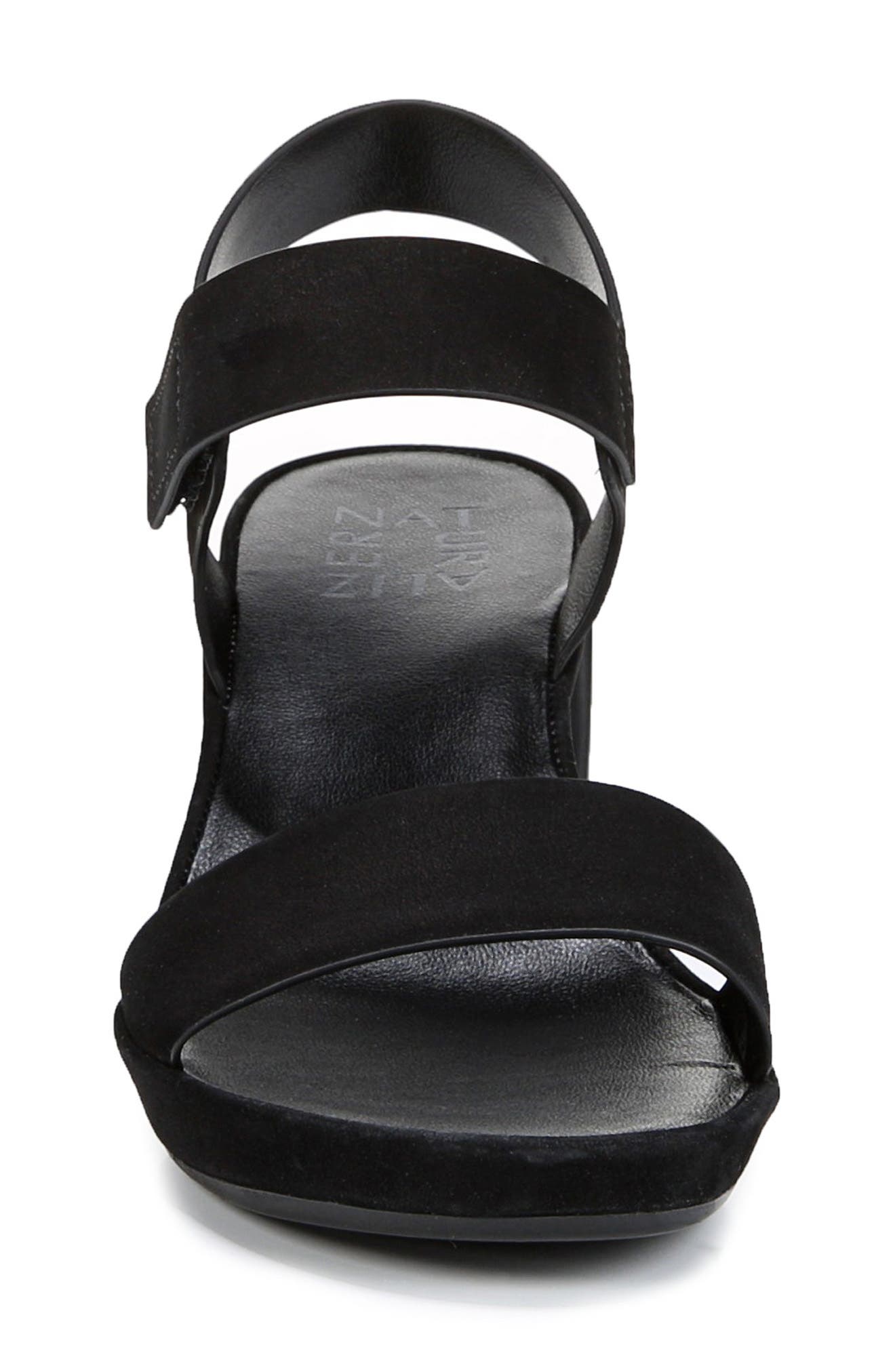 Genn Block Heel Sandal, Alternate, color, BLACK