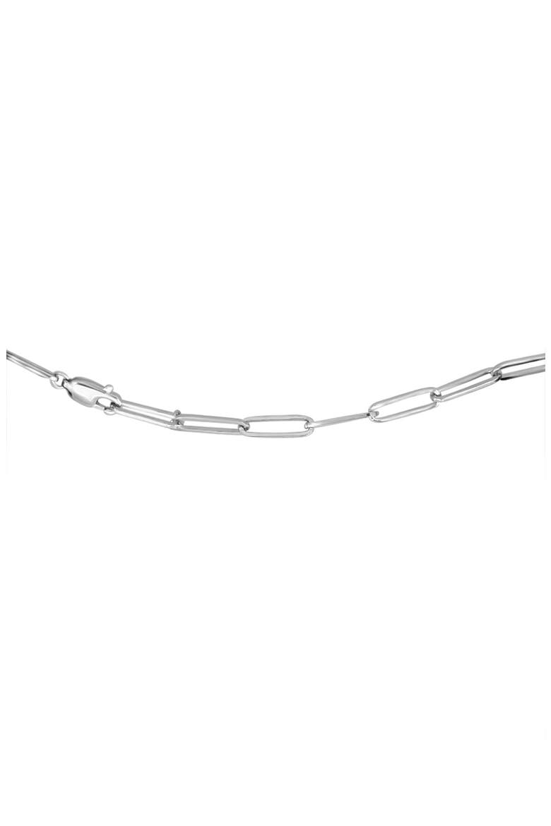 Sterling Silver Diamond Open Heart Pendant Necklace - 0.11 ctw., Alternate, color, WHITE