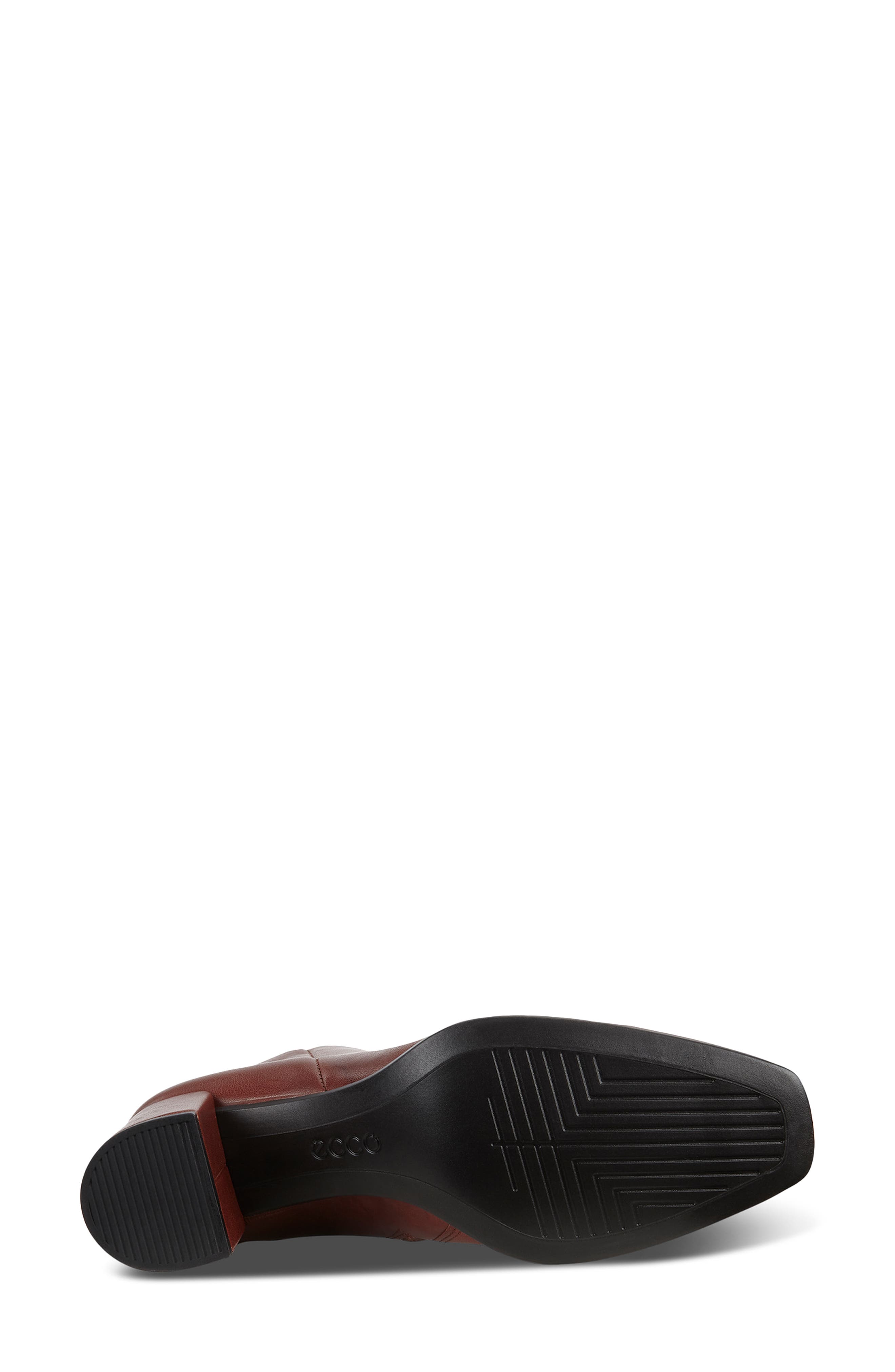 Shape 60 Square Toe Bootie, Alternate, color, COGNAC LEATHER
