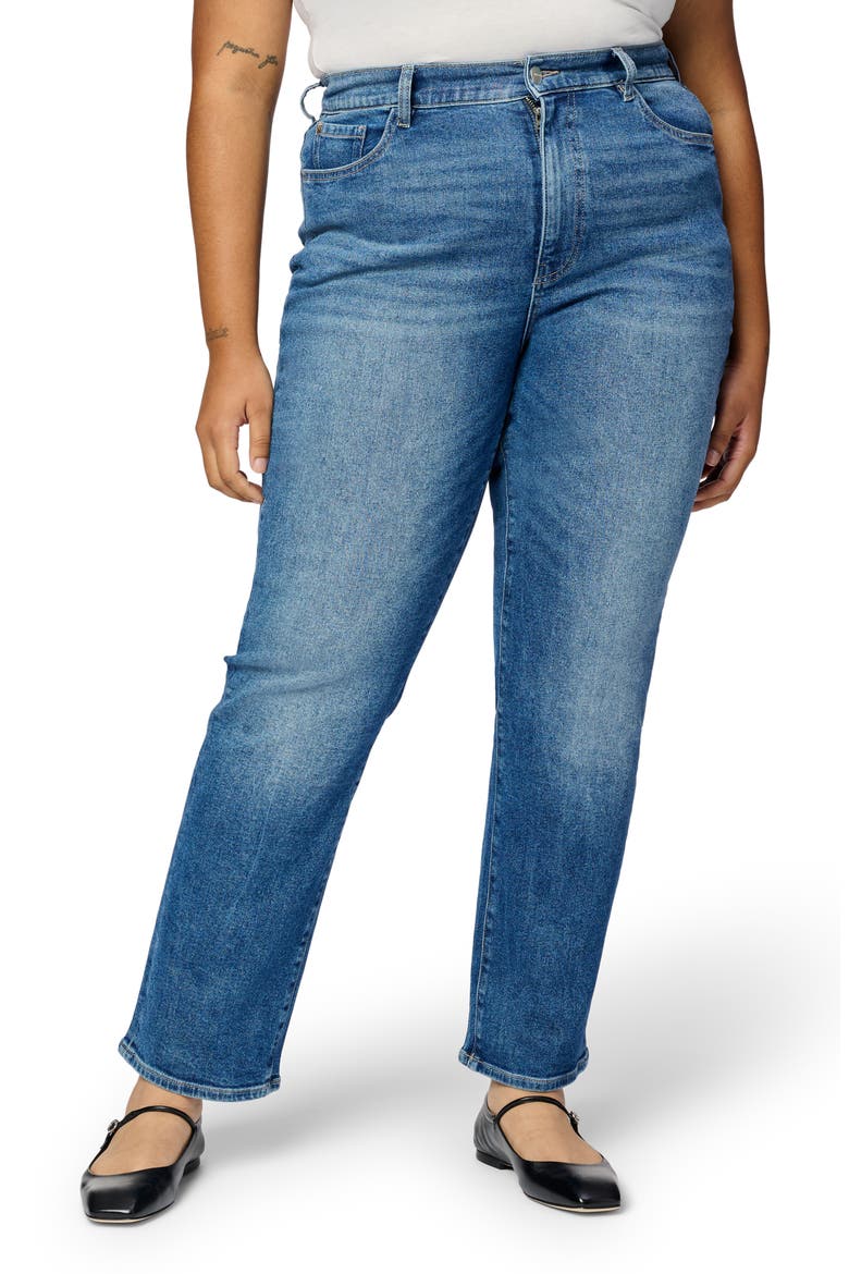 ASE High Waist Straight Leg Jeans, Main, color, EVER AFTER