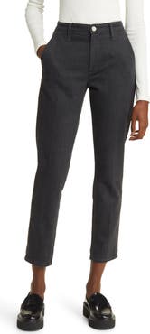 AG Caden High Waist Stretch Crop Slim Straight Leg Jeans