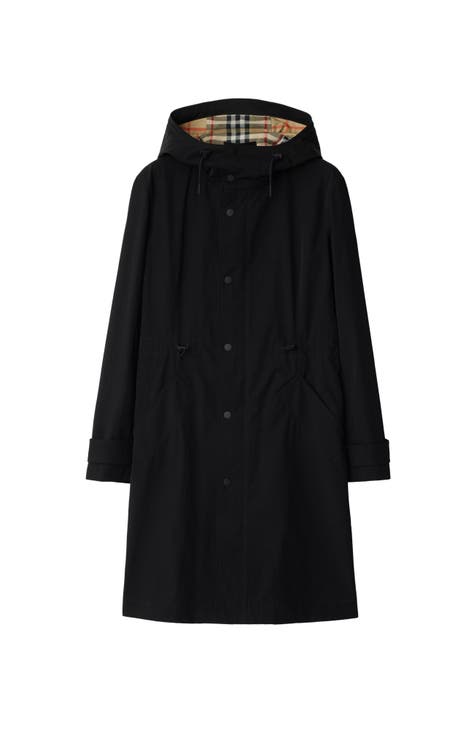 Burberry women's rain jackets with hood on sale