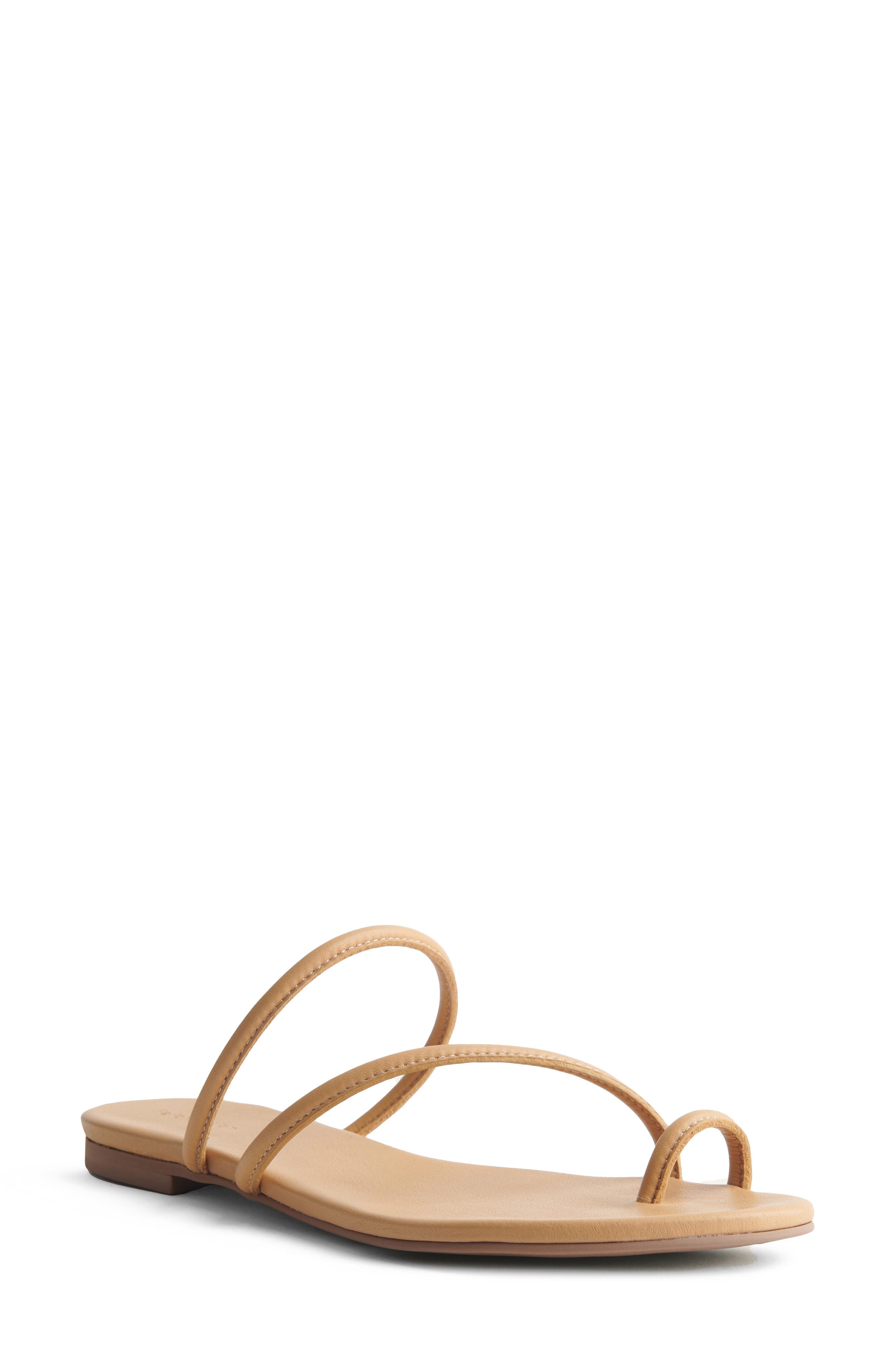 Reformation Ludo Slide Sandal, Main, color, Buff