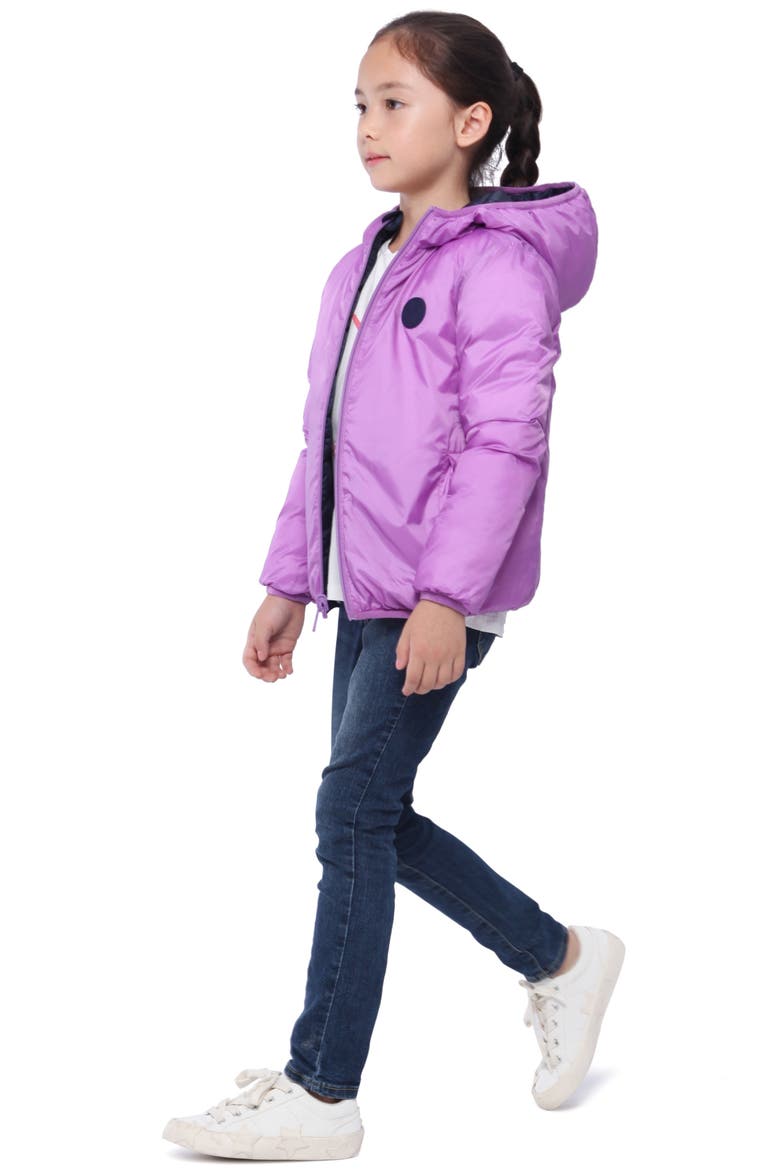 Kids' Reversible Lightweight Jacket, Alternate, color, Navy Lavender