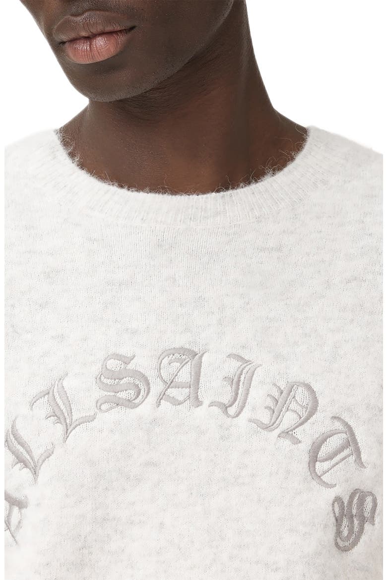 Curv Alpaca & Wool Blend Sweater, Alternate, color, ECRU WHITE