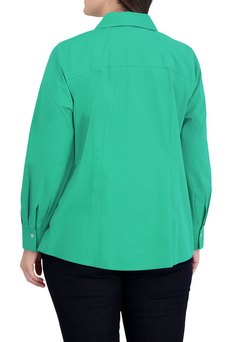 Taylor Non-Iron Long Sleeve Stretch Button-Up Shirt, Alternate, color, KELLY GREEN