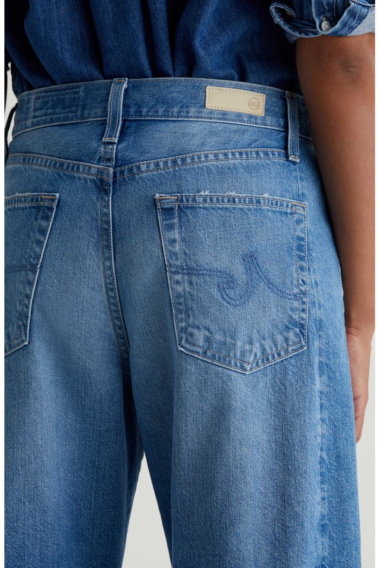 Hattie High Waist Barrel Jeans, Alternate, color, FLASHBACK