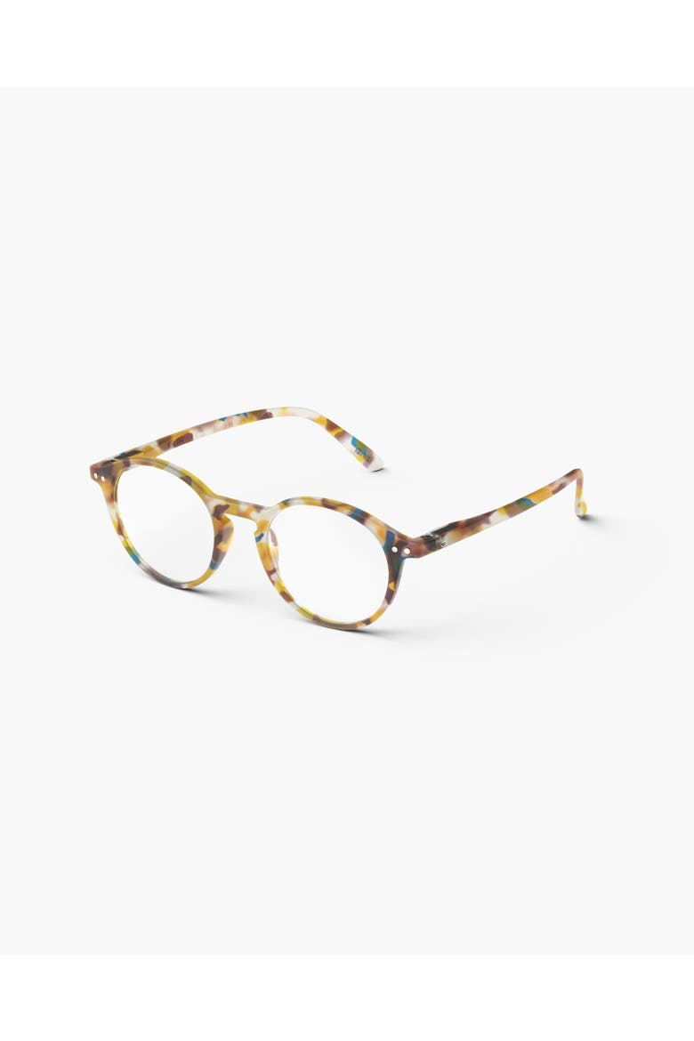 #D 48mm Pantos Reading Glasses, Alternate, color, Blue Tortoise