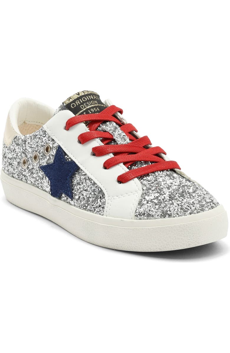Vintage Havana Kids' Henriette Sneaker, Main, color, Wild Silver/ Glitter