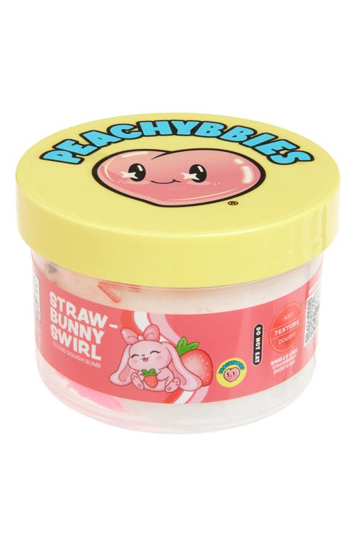 Peachybbies Straw-Bunny Swirl Cloud Dough Slime in Pink  product