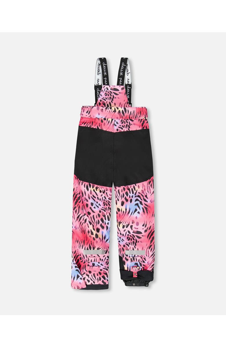 Deux par Deux Girl Two-Piece Teknik Snowsuit, Alternate, color, Multicolor Leopard And Zebra