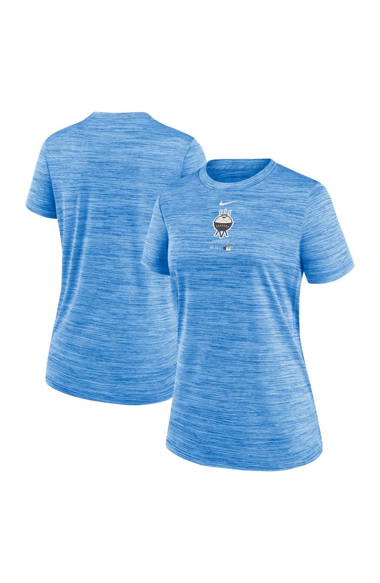 Nike Women's Nike Blue Milwaukee Brewers City Connect Practice Velocity T-Shirt, Main, color, 