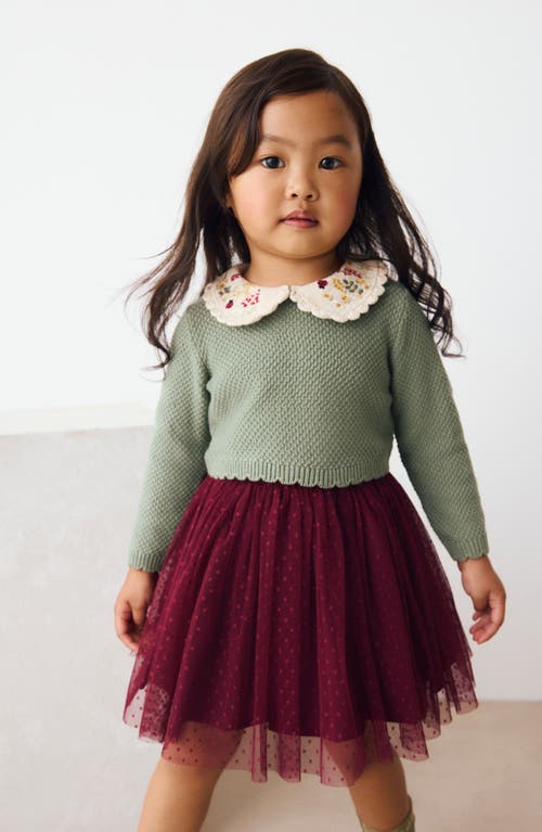 Next Kids' Stripe Sweater & Tutu Skirt Set In Multi