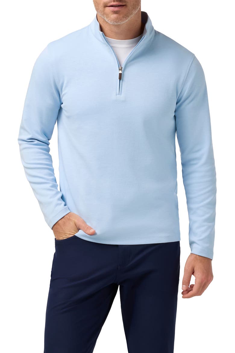 KPI Quarter Zip Pullover, Main, color, CLOUD BLUE