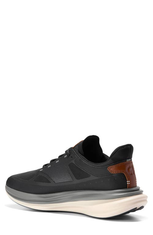 Cole Haan Men's Øriginal Grand Quadstar Running Sneakers - Black Size 12 In Black/british Tan/periscope