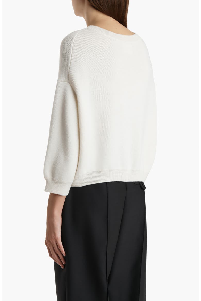 Sabina Cashmere & Mohair Sweater, Alternate, color, IVORY