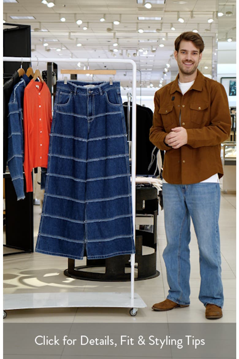 Paneled High Waist Wide Leg Jeans video