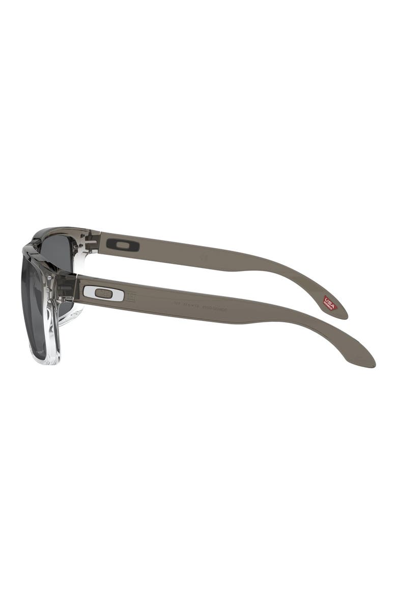 Holbrook™ 57mm Prizm™ Polarized Keyhole Sunglasses, Alternate, color, DARK INK FADE/ PRIZM BLACK
