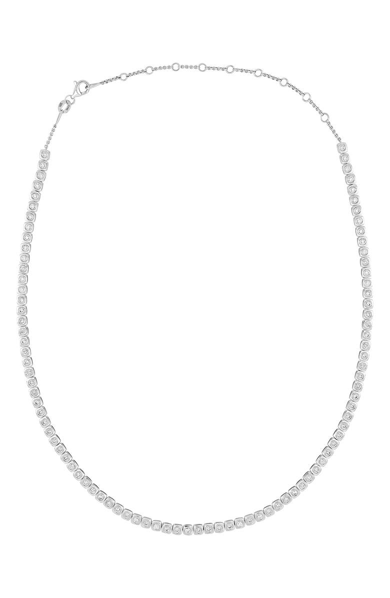 Bony Levy Monaco Diamond Tennis Necklace, Alternate, color, 18K White Gold