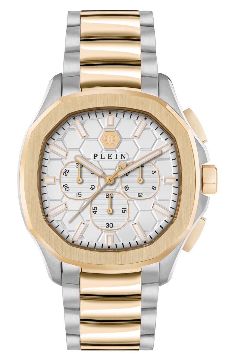PHILIPP PLEIN Spectre Chronograph Bracelet Watch, 44mm, Main, color, Two Tone