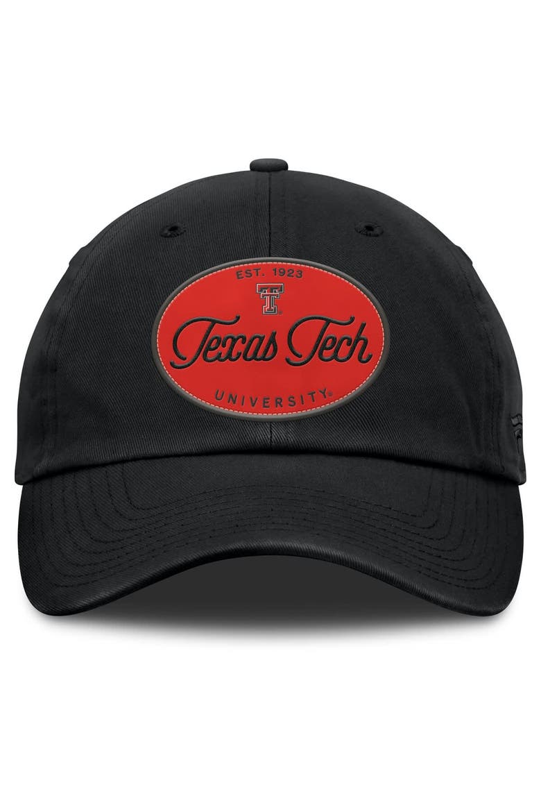 Women's Fanatics Black Texas Tech Red Raiders Candid Adjustable Hat, Alternate, color, Black