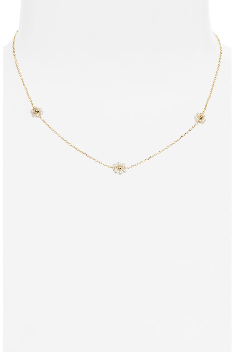 Daisy Necklace, Alternate, color, GOLD