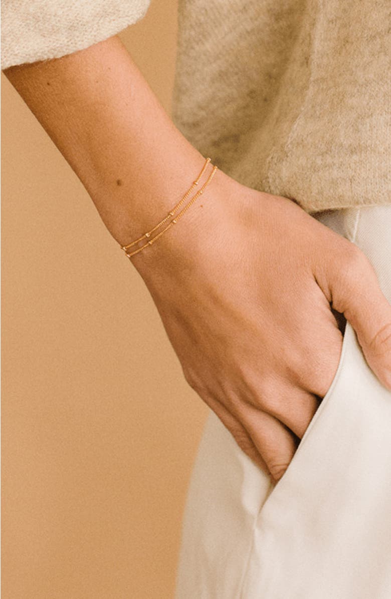 MADE BY MARY Satellite Bracelet, Alternate, color, Gold Filled