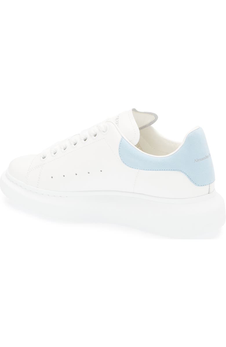 McQueen Oversized Sneaker, Alternate, color, White/ Powder Blue
