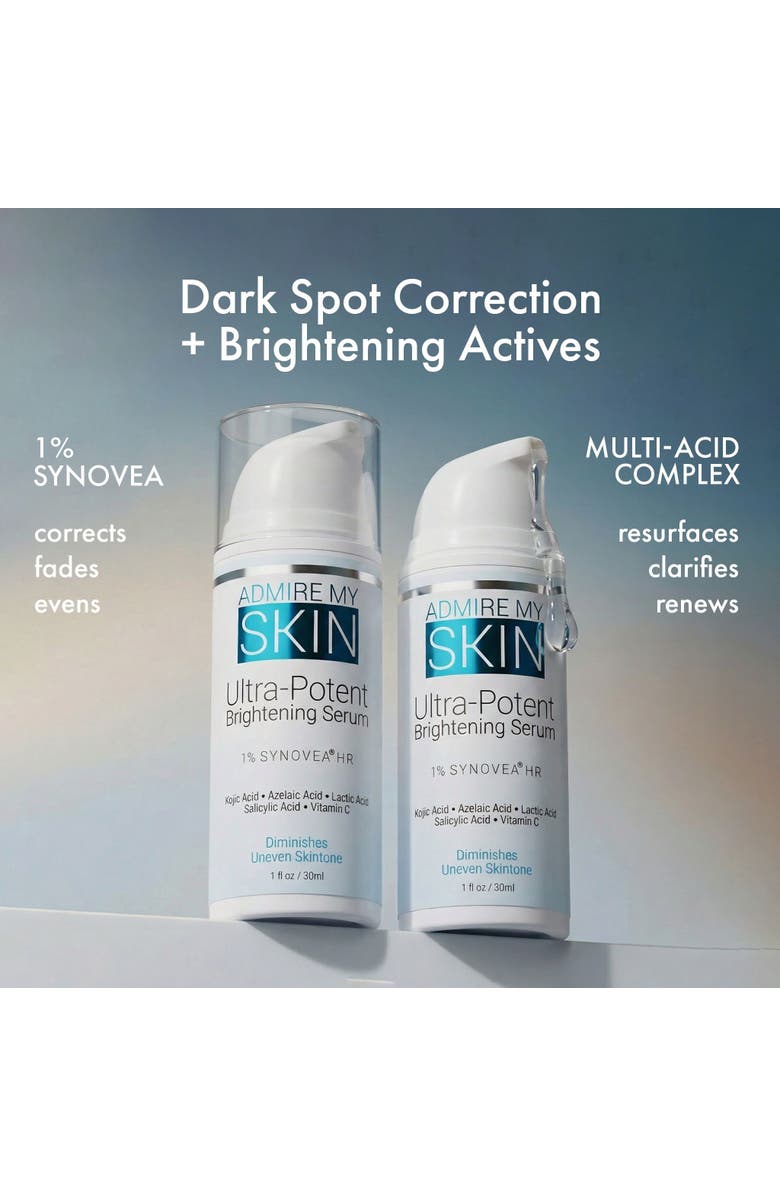 Admire My Skin Ultra Potent Brightening Serum Dark Spot Corrector, Alternate, color, Clear