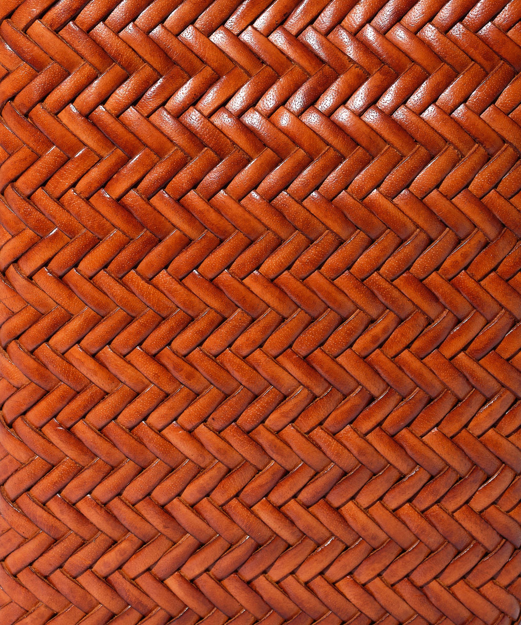 Leather Woven Phone Bag, Alternate, color, Tan