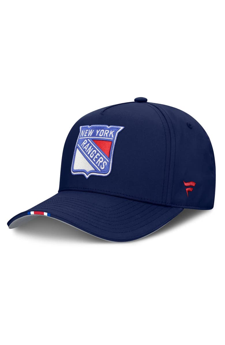 FANATICS Men's Fanatics Navy New York Rangers 2025 NHL Draft Authentic Pro On-Stage Podium A-Frame Adjustable Hat, Alternate, color, Navy