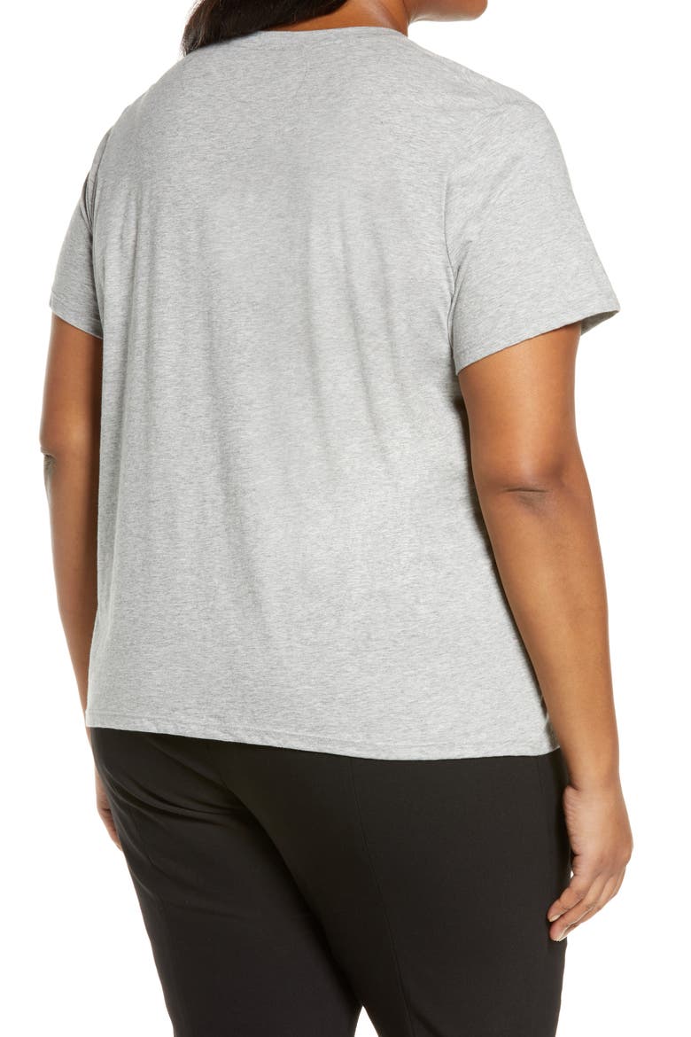 Essential Pima Cotton T-Shirt, Alternate, color, H GREY