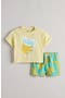  Yellow Bananas- Teal Bunches