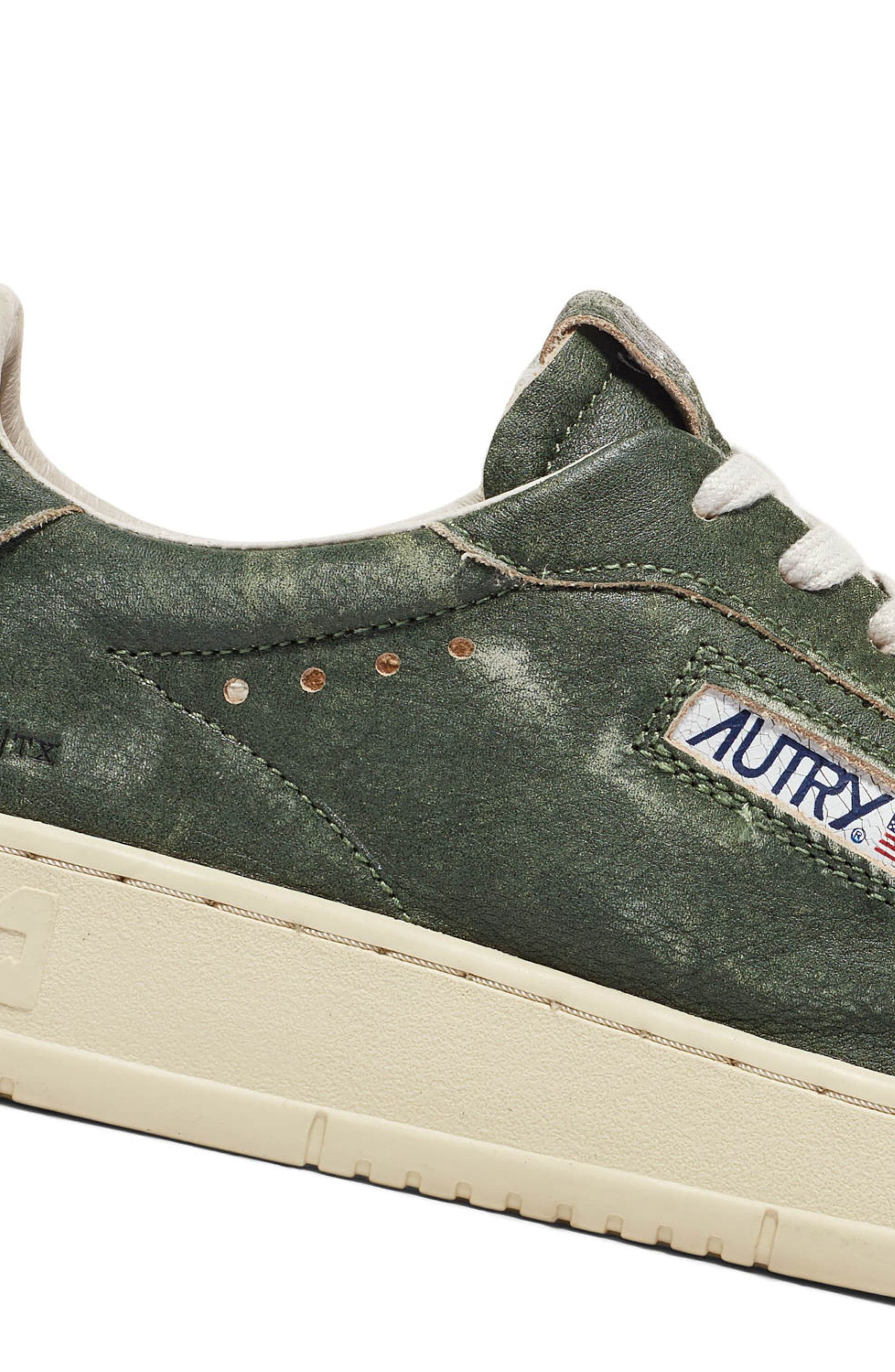 AUTRY Dallas Low Sneaker, Alternate, color, Sand/ Army Green