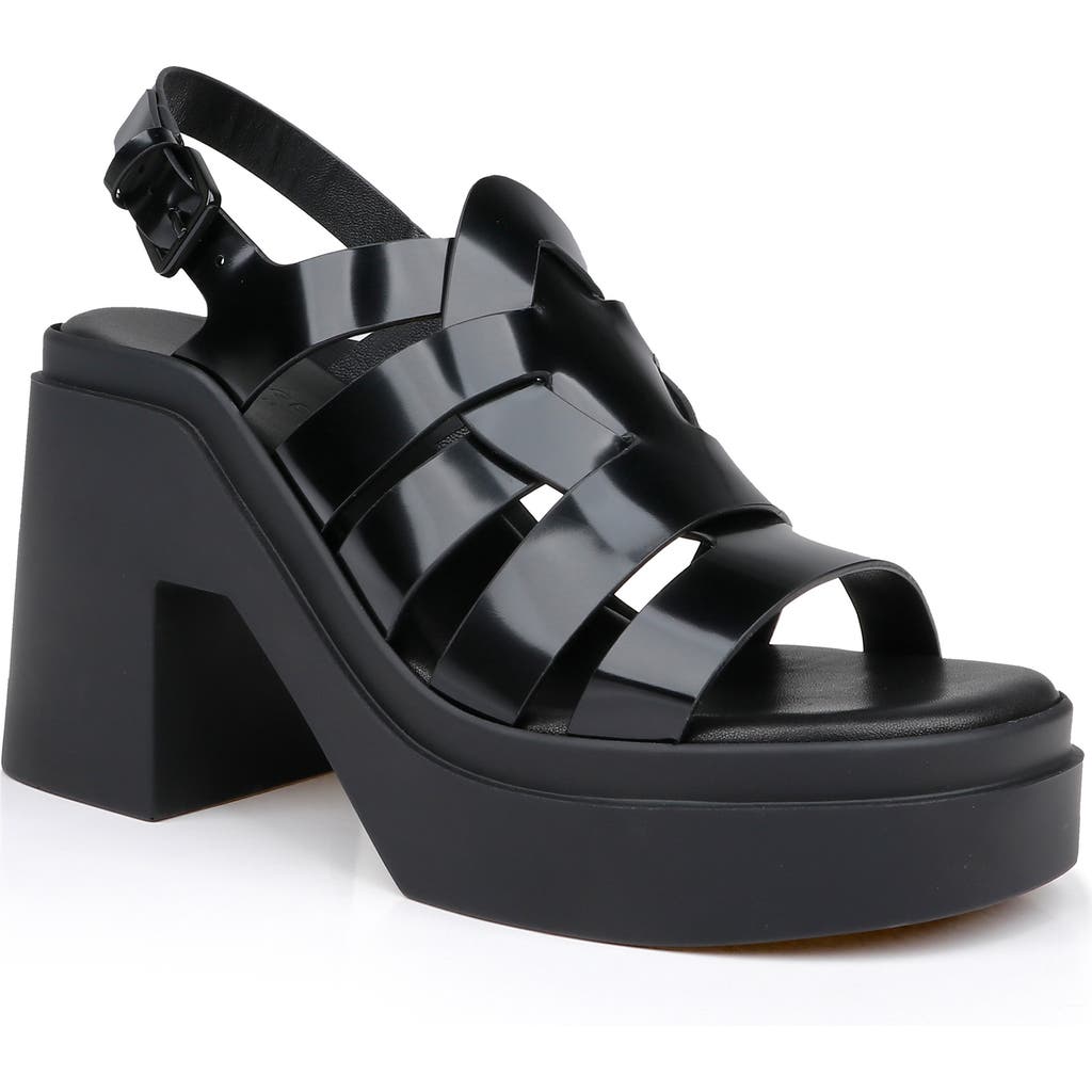 CLERGERIE Nindy Platform Sandal in Black Graimet  product