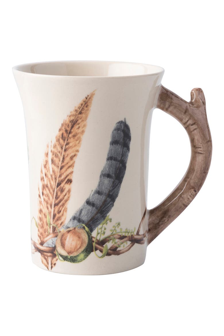 Forest Walk Ceramic Mug, Alternate, color, CAFE AU LAIT