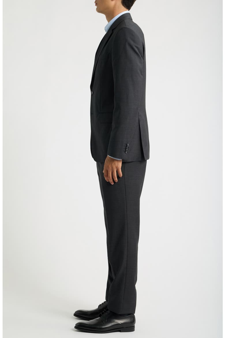 H-Huge Slim Fit Virgin Wool Suit, Alternate, color, MEDIUM GREY
