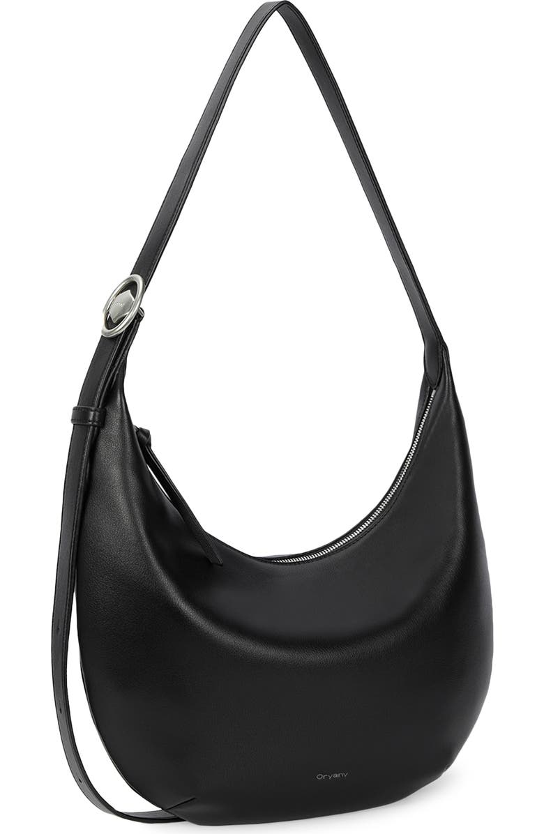Oryany Crescent Leather Shoulder Bag, Alternate, color,