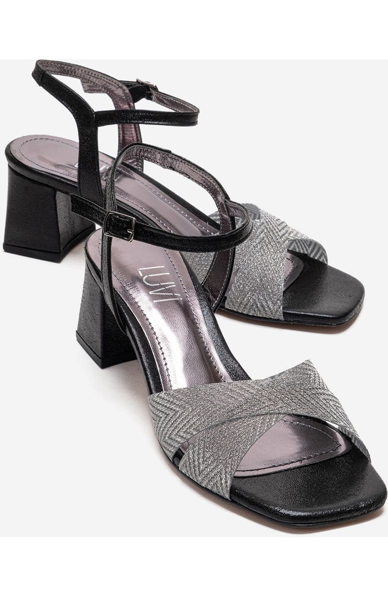 Prologue Shoes Milagro Block Heel Sandal, Main, color, Black