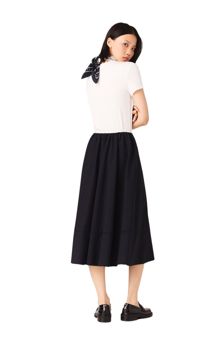 maje Cotton T-shirt, Alternate, color, White