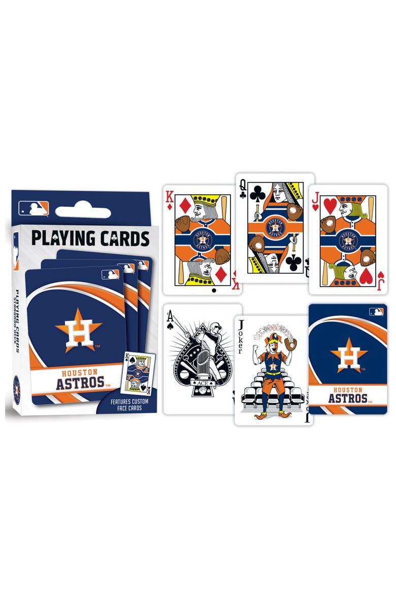 Houston Astros Playing Cards, Alternate, color, Multicolor