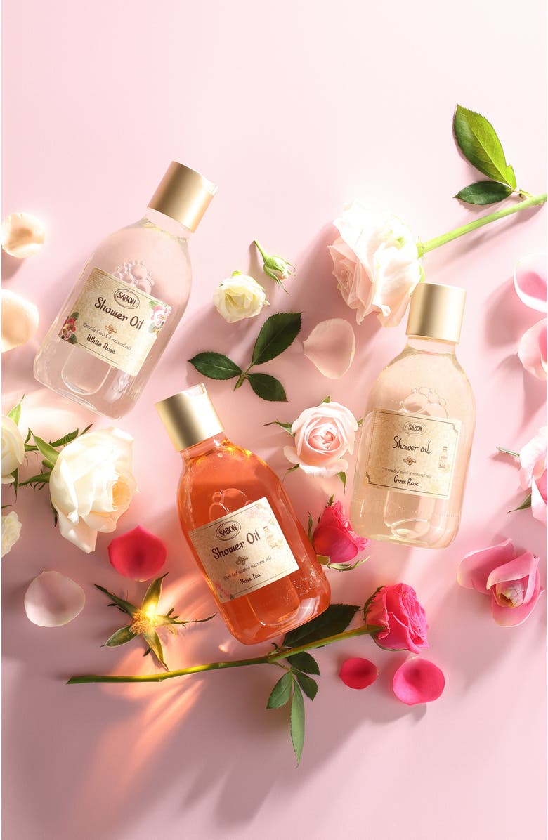 SABON Shower Oil Green Rose, Alternate, color, 300 Ml