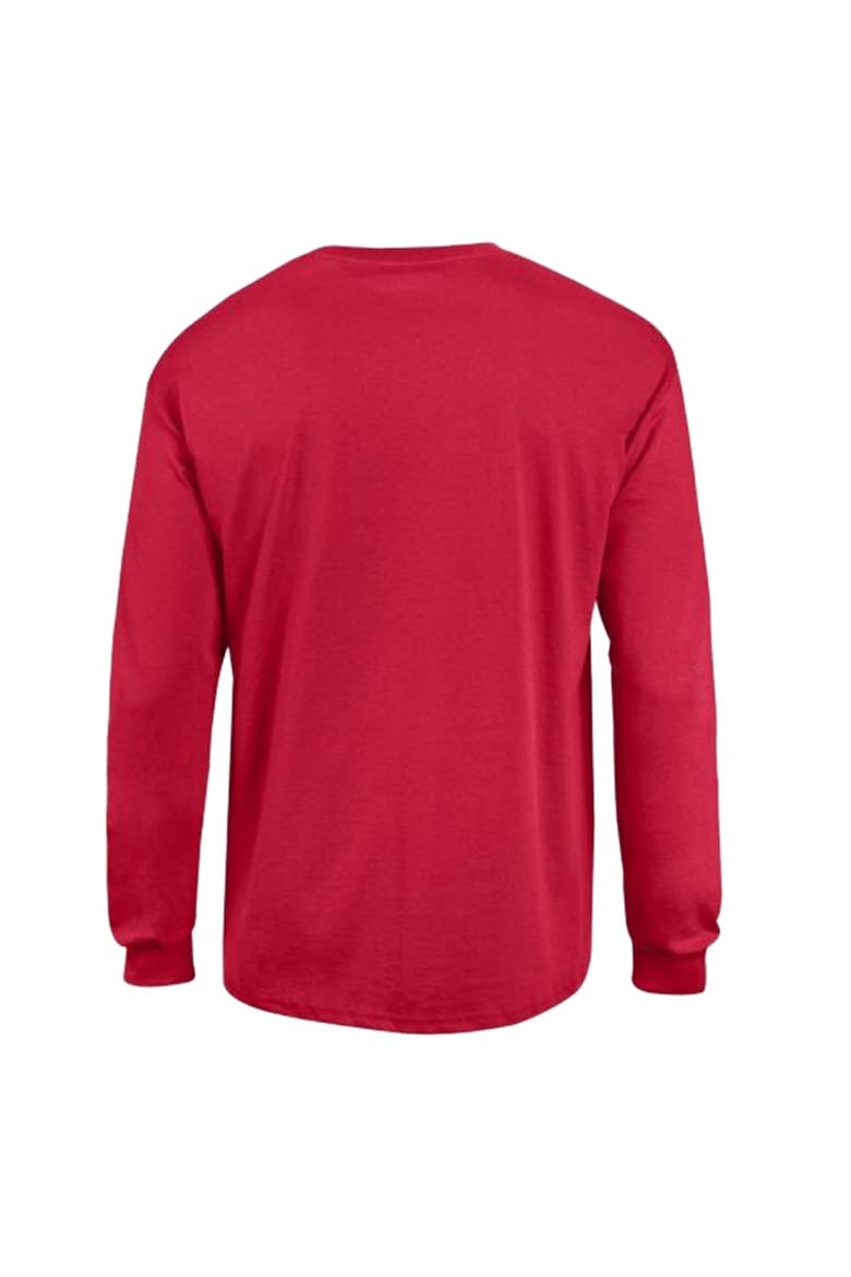 Men's Champion Red Kansas City Chiefs Arch Over Logo Long Sleeve T-Shirt, Alternate, color, Red