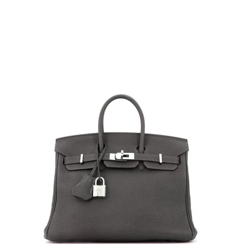 Birkin Handbag Green Togo with Palladium Hardware 25