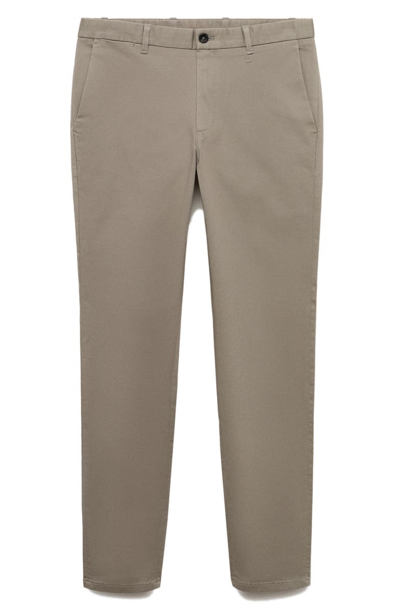 MANGO Serge Slim Fit Twill Chino Pants, Alternate, color, 